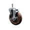 Service Caster 5'' High Temp Glass Filled Nylon 7/16'' Grip Ring Stem Caster with Brake SCC-GR20S514-GFNSHT-TLB-716138 - alternate 1